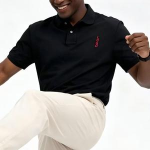 <span class=keywords><strong>Polo</strong></span> pour hommes d'affaires OEM personnalisé de haute qualité, respirant, à manches courtes, conçu sur mesure - Product Image 5
