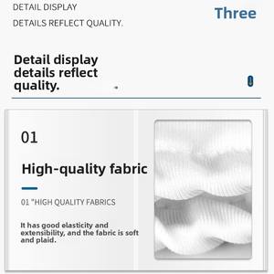 قبعة بيضاء عالية المرونة مضادة لفقدان الشعر وحماية الرقبة جيدة التهوية - Product Image 5