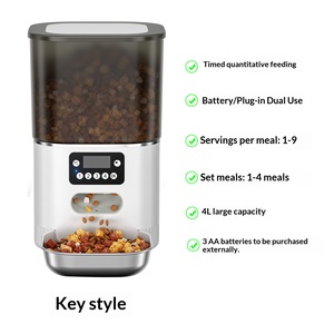 Automatische katten- en hondenvoeder met spraakrecorder, <span class=keywords><strong>timer</strong></span> en anti-slik ontwerp voor het voeren van huisdieren - Product Image 6