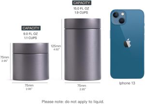 Laser Engraved Screw Top Tins Welder Weld Round Lid Coffee Tin Can Tea Metal Tins <b>Container</b> with Lid - Product Image 4