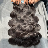 Extensions de cheveux humains vierges Remy 100% naturels, qualité 12A, brésiliennes, non traitées, super double drawn, ondulées, à bandes adhésives