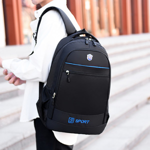 Sport <b>Backpack</b> <b>Large</b> Capacity Laptop Compartment Business Travel Men's Solid Color Black Red Green Blue - Product Image 5