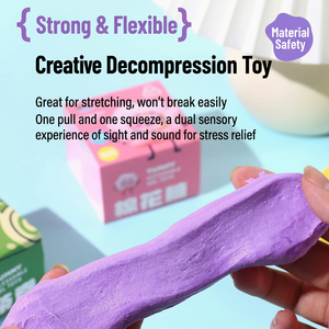 Pinch Fun Pâte à modeler au beurre pour enfants, jouet anti-stress DIY, ensemble de pâte à modeler, Pâte Space Ramen - Product Image 3