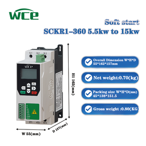 Bộ khởi động mềm động cơ 0.75KW-5.5KW <span class=keywords><strong>3</strong></span> pha <span class=keywords><strong>VFD</strong></span> 220V-380V 10HP Biến tần điều khiển tần số biến thiên AC Giao tiếp RS485 IP65 - Product Image 2
