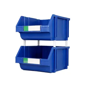 Plastic Stackable Parts Tool Storage Bins Metal Screw Storage Box