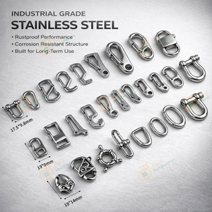 Llavero de Metal Resistente a la Corrosión, Gancho de Acero Inoxidable de Alta Resistencia, Conector de Clip para Correa de Bolsa, Correa de Cuero - Product Image 2