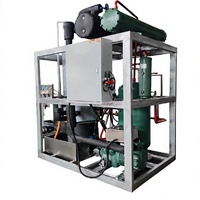 Machine industrielle automatique de fabrication de tubes 500 kg en acier inoxydable 304, contrôlée par PLC, avec pompe à eau Bristol pour l'industrie de la pêche