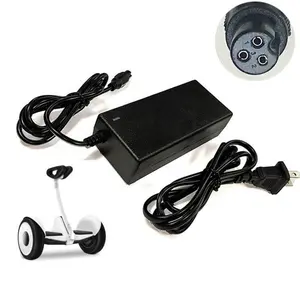 Reemplazo 63V 1a Eléctrico para <span class=keywords><strong>Xiaomi</strong></span> Ninebot Scooter <span class=keywords><strong>Cargador</strong></span> con 3 pines y 4 pines - Product Image 1