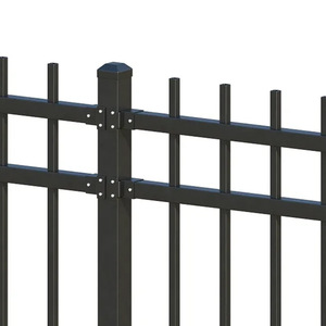 Clôture en acier galvanisé, épaisseur 2,1-3,0 mm, laminée à froid, revêtement Z81 Z120, barrière extérieure pour applications d'aménagement paysager - Product Image 1