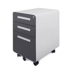 Moderno Armadietto Portadocumenti in Acciaio con Ruote per Casa, Ufficio, Camera da Letto, Scuola, <span class=keywords><strong>Mobile</strong></span> con 3 Cassetti - Product Image 3