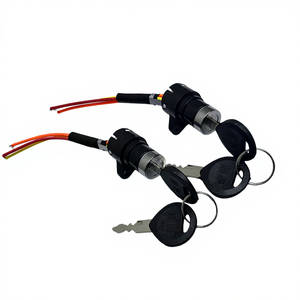 Cerradura Eléctrica de Tres Cables con Cabeza Pequeña en Bolsa <span class=keywords><strong>Xing</strong></span> <span class=keywords><strong>Sheng</strong></span>, Interruptor de Llave Universal, Fuente de Alimentación para Vehículos Eléctricos y Triciclos - Product Image 1