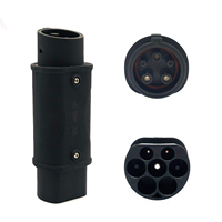 Adaptateur de charge EV 32A, connecteur IEC 62196 Type 2 à Type 1 pour station EV Type 2, véhicule électrique