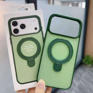 Funda a Prueba de Golpes con Soporte Híbrido para Teléfono Huawei P20 P30 <span class=keywords><strong>Lite</strong></span> <span class=keywords><strong>P40</strong></span> P50 P60 Pro, Anillo de Soporte de 360 Grados, Cubierta Magnética Mate - Product Image 1