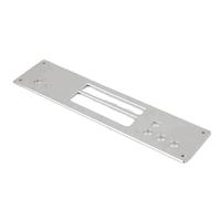 Panneau avant et plaque arrière d'amplificateur personnalisés en aluminium anodisé, usinage CNC, fraisage, électroérosion à fil, traitement de surface 3/4/5 axes