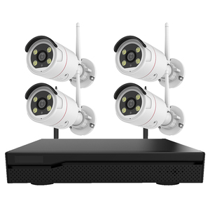 Oem 3MP 5MP không dây <span class=keywords><strong>Home</strong></span> an ninh Máy Ảnh Bộ dụng cụ video Wifi Hệ thống camera CCTV hai cách âm thanh 4CH WIFI máy ảnh NVR Kit - Product Image 1