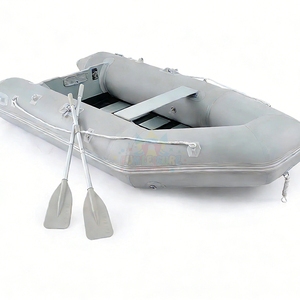 Bateau de pêche gonflable en PVC et aluminium, kayak de rivière, bateau pneumatique, ponton, moteur hors-bord en option - Product Image 5