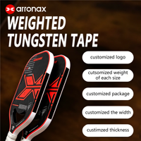Ruban en tungstène Arronax de haute qualité et durable pour raquette de pickleball - 3 grammes de poids, alternative sans toxines au ruban au plomb