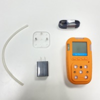 Détecteur de gaz portable 4 en 1 H2S CO CO2 O2, moniteur de gaz toxiques industriels, alarme sonore et visuelle, analyseur de gaz