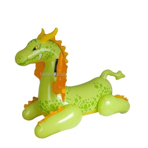 Poupée gonflable <span class=keywords><strong>Tanystropheus</strong></span> vert en PVC, poupée gonflable Dragon Airmodel pour mascotte. Équipement de publicité Dragon gonflable - Product Image 2
