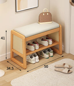 Zapatero Delgado de Múltiples Niveles con Diseño <span class=keywords><strong>Estrecho</strong></span> para Dormitorio y Espacios Pequeños, Zapatero con Tapete - Product Image 4