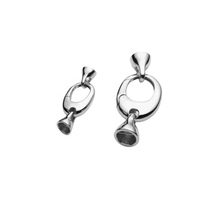 Personnalisé de haute qualité bricolage fabrication de bijoux fermoir en cuir en gros 925 bracelet collier non ternir fermoirs à ressort en argent sterling