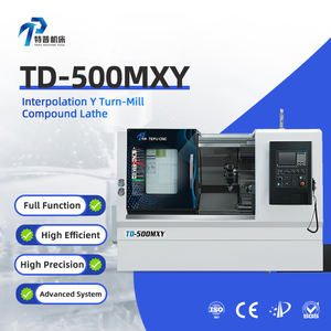 Torno CNC Vertical TEPU May Tien CNC Tu Dong China, Máquina de Torneado y Fresado con Herramientas Motorizadas - Product Image 2