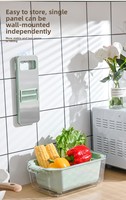 Multifunctionele roestvrijstalen groentesnijder, handmatig te bedienen, huishoudelijk, voor aardappelreepjes, komkommer, fruit en groenten.