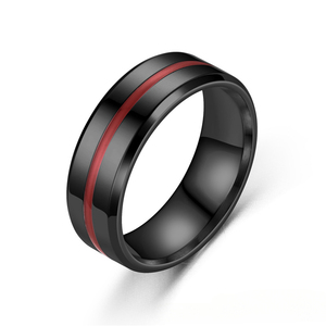 Cincin Kepribadian untuk Pria Aksesori Perhiasan Cincin Jari Karet Warna-warni Kreatif - Product Image 3