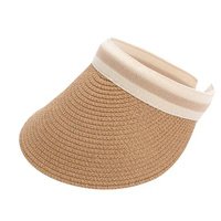 저렴한 도매 패션 단색 여름 해변 하와이 Vaion 하이 퀄리티 Sunhat 밀짚 모자 여성을위한