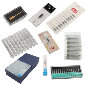 In vendita prezzo a buon mercato 3/32 pollici ceramica carburo lima diamantata Pedicure Manicure cono punte di tungsteno trapano per unghie - Product Image 1