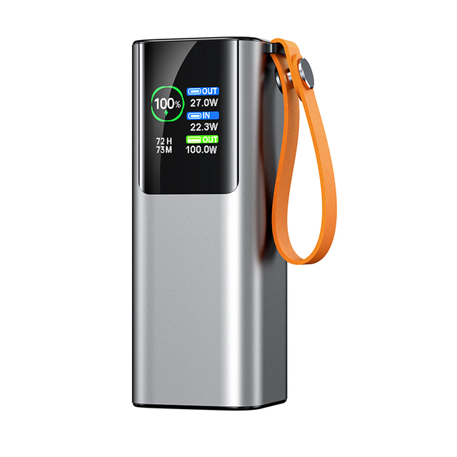 Custom Option 20000mah PD100W LED USB Smart Home Mobile Power Bank for Laptop & Outdoor Use