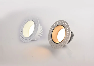 <span class=keywords><strong>Downlight</strong></span> COB antideslumbrante integrado sin bordes 7W 9W 12W 15W regulable 85-265V lámpara de techo para Hotel Oficina Villa - Product Image 3