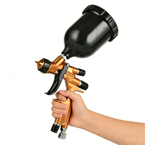 Pistola de Pintura Profesional <span class=keywords><strong>ROKO</strong></span> 7800 Ultra de 1.3mm MP con Alimentación por Gravedad, Pistola de Pulverización Automotriz de Aluminio - Product Image 6