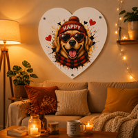 Panneau Métallique en Aluminium à Thème Design, Affiche Métallique Vintage, Décoration Murale, Plaque en Étain Imprimée UV pour Décoration Murale Suspendue