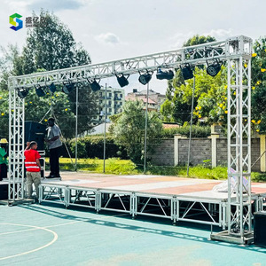 Giàn ống nhôm, giàn chiếu sáng vòm, hệ thống giàn hỗ trợ mặt đất - Product Image 1