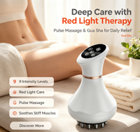 Appareil de massage corporel sans fil à télécommande, masseur multi-griffes, étanche et portable