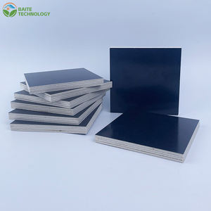 Coffrage de construction 15-18 mm Placage de pin-eucalyptus noir revêtu Noyau solide Panneau écologique Anti-corrosion Résistant à l'eau - Product Image 5