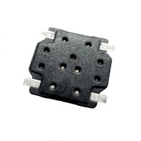 Interrupteur à membrane en plastique 1NO classé IP65, 3,7*3,7*0,35 mm, 4 broches, SMD SMT, interrupteurs tactiles