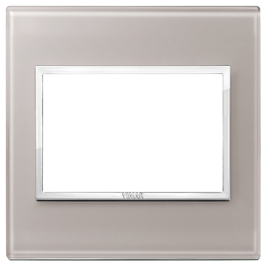 Vimar Wall <b>Switch</b> Plate Pearl Grey 15.8x14.1x3.9 Cm - Product Image 1