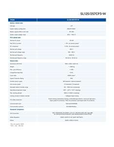 Sistema Solar Comercial Industrial SL125/257CP3-W de 125KW y 257KWH de Capacidad, Energía Trifásica para Proyectos de Energía a Gran Escala - Product Image 6