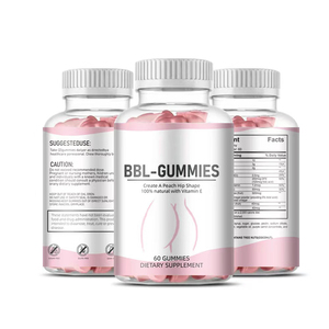 Gomitas para Aumentar Glúteos, Marca Privada de Fábrica, con Maca y Jengibre, para Levantar y Agrandar los Glúteos, Mejora de Glúteos, BBL - Product Image 1