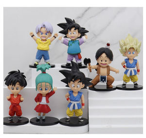 DHF Juego de 7 Figuras de Acción de PVC de Dragon Ball Super Saiyan, Son Gohan, Son Goku, Bulma, Modelo DBZ, Juguetes para Niños, Muñecas, Regalos - Product Image 3