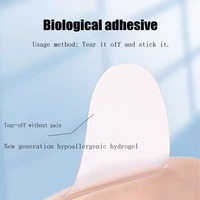 Patch hydrocolloïde 2-en-1 pour l'élimination des rides glabérales, anti-rides frontales, patch pour les plis nasogéniens et les ridules au coin des yeux pour femmes