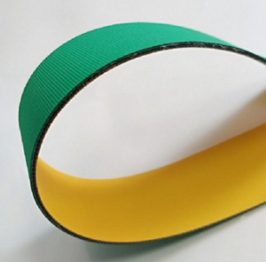 अंतहीन नायलॉन बेल्ट उच्च गति सपाट बेल्ट पीले हरे रंग का कपड़ा स्पर्श <span class=keywords><strong>8</strong></span> इंच कन्वेयर बेल्ट नायलॉन बेस टेप - Product Image 3