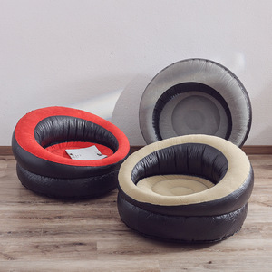 Canapé gonflable pour adultes, épais, pliable, portable, pour l'extérieur, rouge XLM 7 - Product Image 1