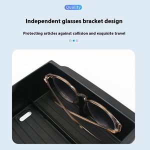 Para Tesla Huan, Nueva Versión, Modelo 3, soporte para gafas de Control central, caja de almacenamiento, reposabrazos, accesorios de almacenamiento para <span class=keywords><strong>coche</strong></span> - Product Image 2