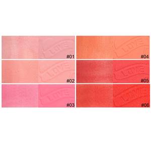 <span class=keywords><strong>Paleta</strong></span> <span class=keywords><strong>de</strong></span> Rubor en Crema con Logotipo Personalizado, Precio al por Mayor, Marca Privada, Forma <span class=keywords><strong>de</strong></span> Corazón - Product Image 5