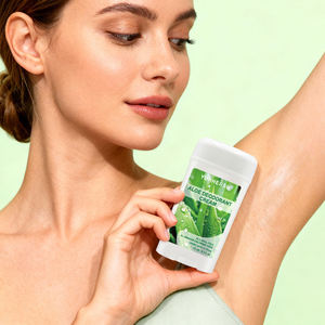 Crema <span class=keywords><strong>Desodorante</strong></span> <span class=keywords><strong>de</strong></span> Aloe Vera <span class=keywords><strong>de</strong></span> Marca Blanca para Hombres y Mujeres, Control Natural del Olor, Hidratante, Cuidado <span class=keywords><strong>de</strong></span> la Piel, Sensación Refrescante y Calmante, OEM - Product Image 2