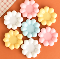 Miniature de tasse en résine Cloud Plate pour maison de poupée DIY, vaisselle de cuisine, accessoires décoratifs peints à la main avec colle crème