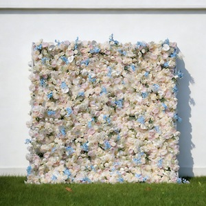 ฉากหลังดอกไม้แบบม้วนเก็บได้ ใช้ซ้ำได้ เป็นมิตรกับสิ่งแวดล้อม สำหรับงานแต่งงาน งานปาร์ตี้ พิธีต่างๆ และถ่ายรูป - Product Image 5